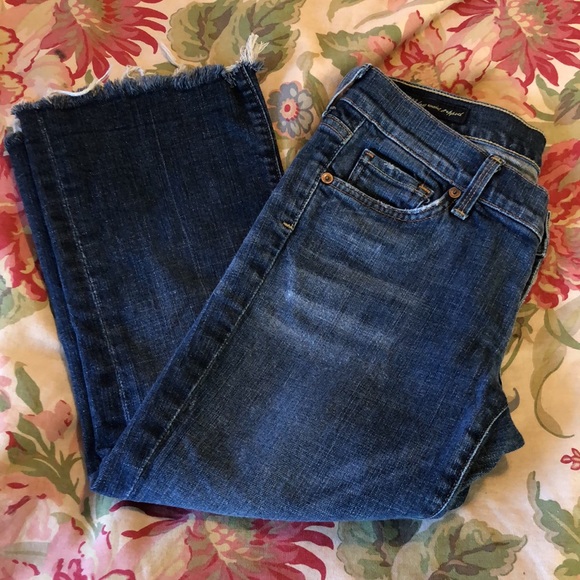 CITIZENS OF HUMANITY Size 29 Kelly #063 Low Waist Crop Stretch Jeans  $79 NEW - Picture 2 of 16